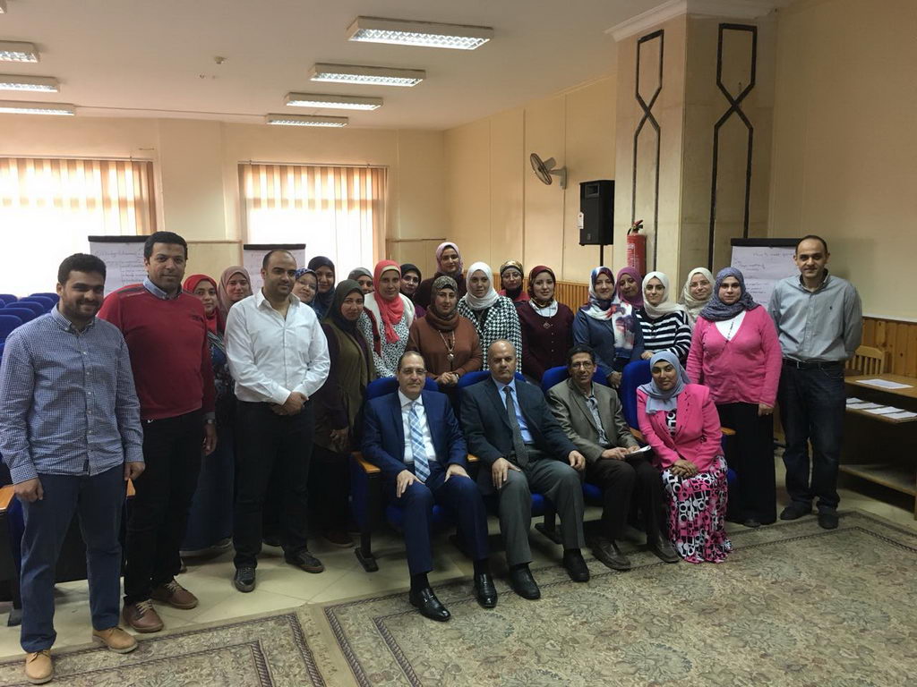 Concluding the activities of the practical training workshop for to combat diseases at Mansoura University