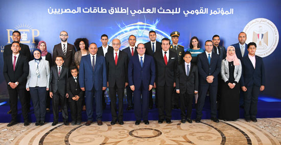 Mansoura University scientists participate in the national conference for scientific research "Launching the Egyptians' energies"