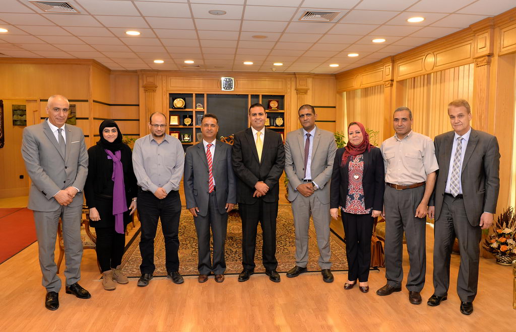 A Libyan embassy delegation visits Mansoura University