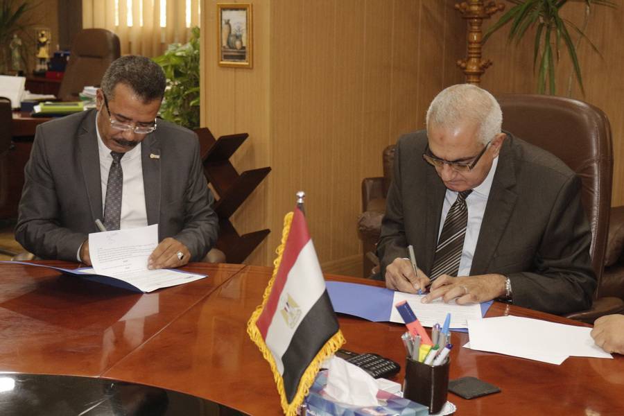توقيع برتوكول تعاون مع بنك مصر لتحصيل الرسوم الدراسية