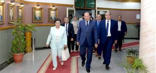 رئيس جامعة المنصورة يستقبل نائب وزير الصحة والسكان لبحث سبل التعاون في تنفيذ الخطة العاجلة للسكان والتنمية