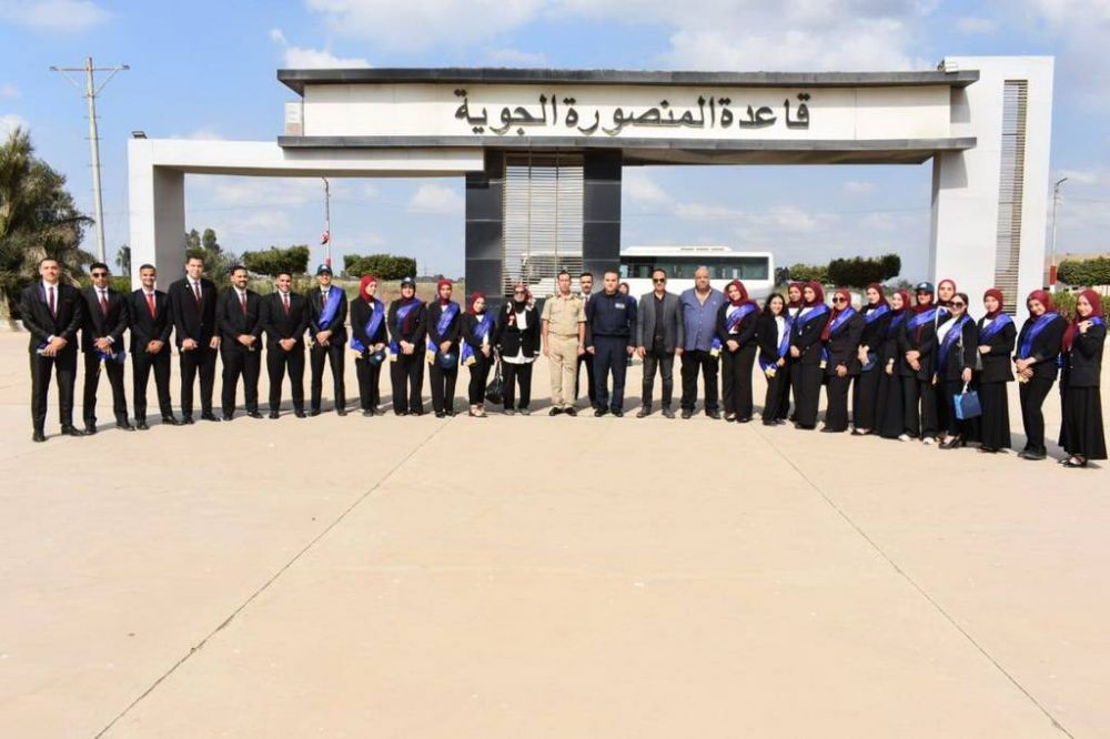 Mansoura University Students Visit Mansoura Air Base to Celebrate the Anniversary of the October Victories and Air Force Day