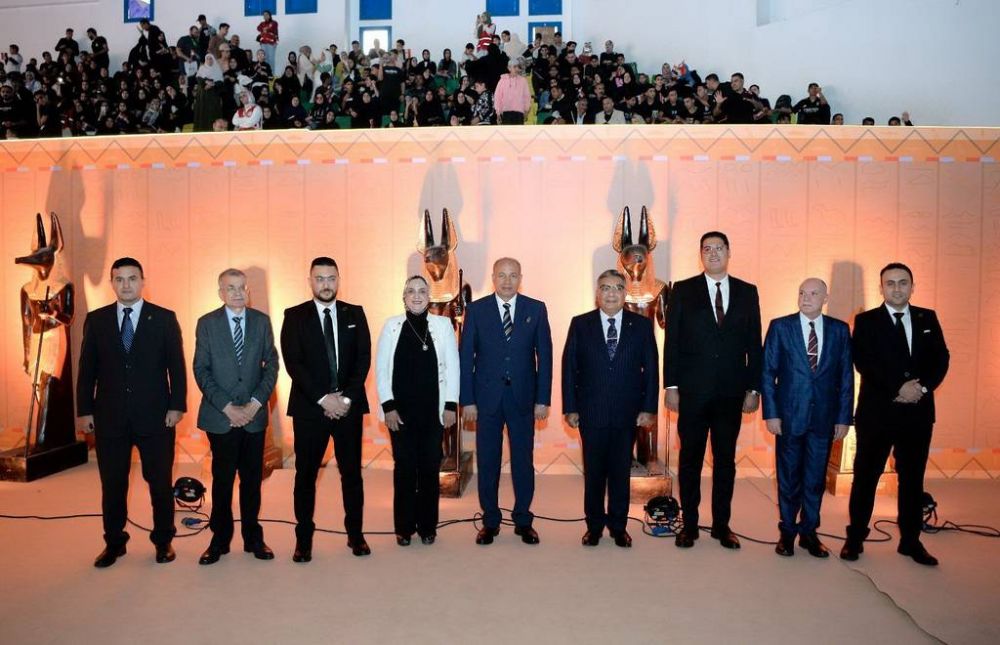 رئيس جامعة المنصورة يشهد احتفال محافظة الدقهلية بافتتاح المتحف المصري بحضور المحافظ