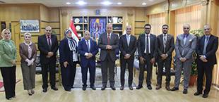 Mansoura University President Receives Libyan Cultural Attaché to Discuss Cooperation